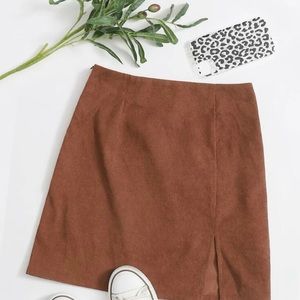 Brown skirt